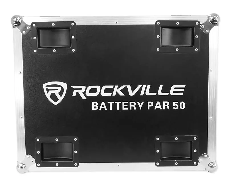 2 Rockville BATTERY PAR PACK 50 WHITE 10) Rechargeable spotlights   charging case (2) BATTERY PAR PACK 50 WHITE