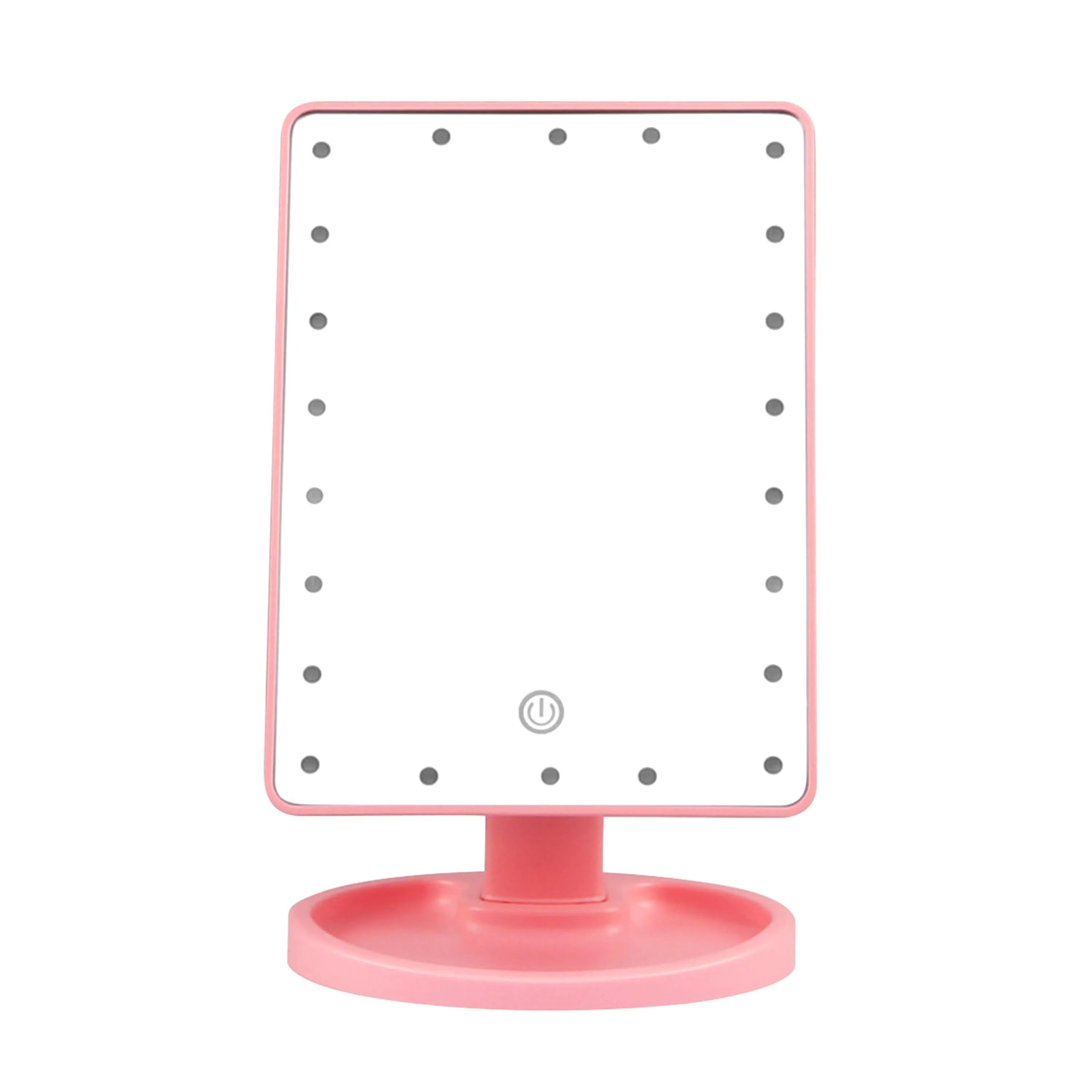 22 LED Lights Rechargeable Cosmetic Mirror 180Â° Rotation