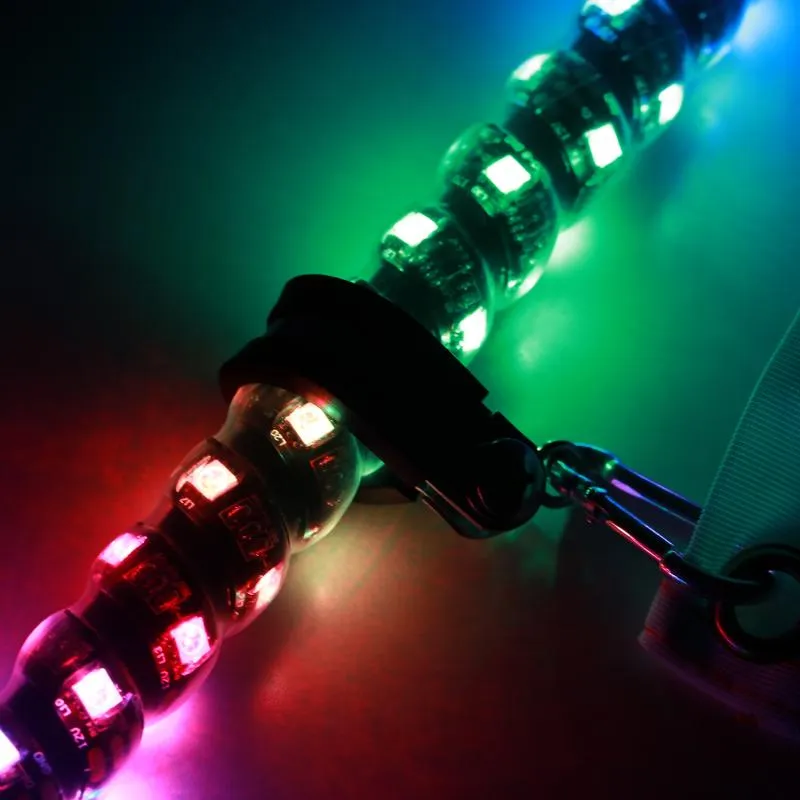 3FT/4FT LED RGB Whip Lights with Bluetooth/ Remote Controlled   Whip Light Mounting Brackets for UTV, ATV, Off-road Vehicle