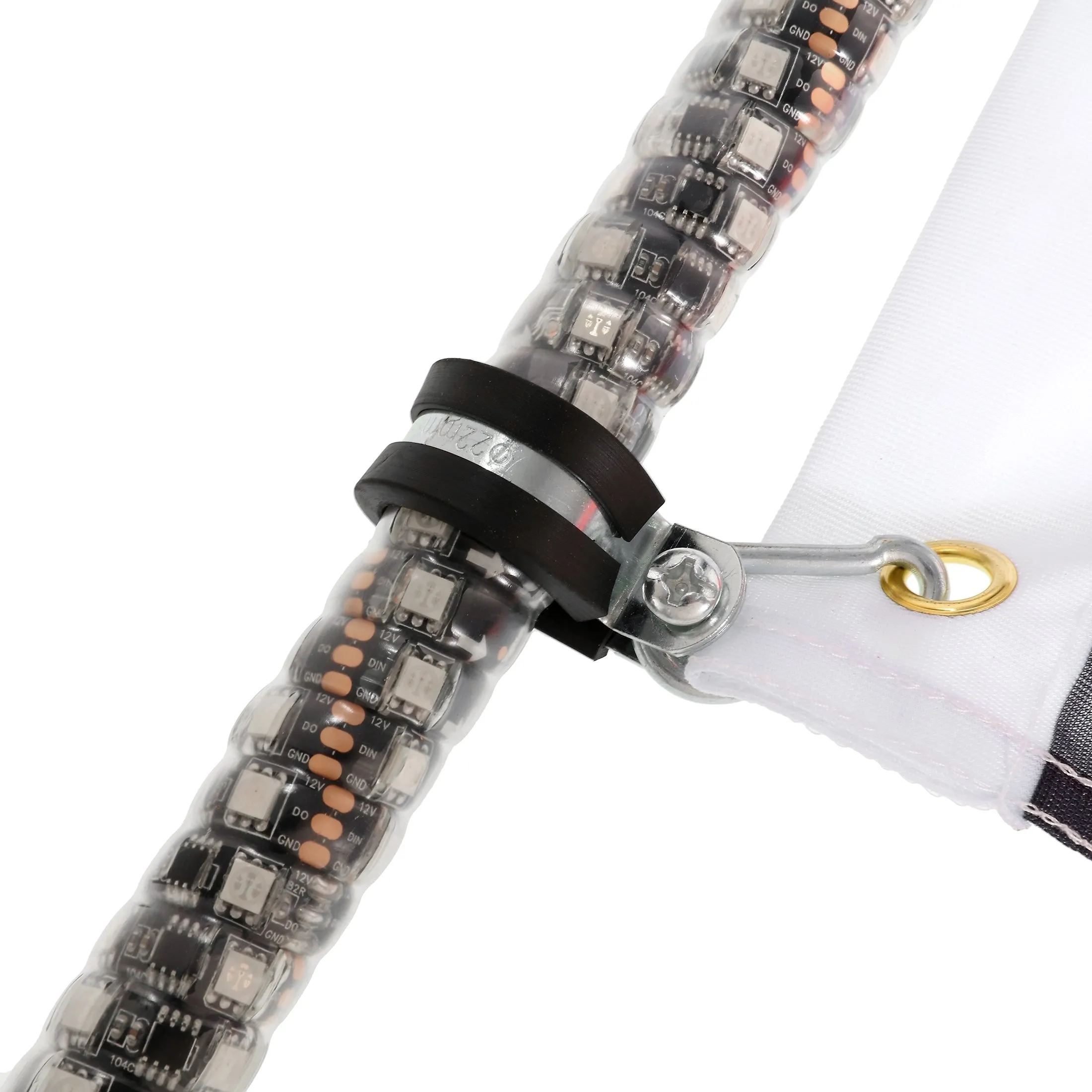 3FT/4FT RGB LED Whip Light with Remote Control Whip Light Mounting Brackets for UTV, ATV, Off-Road Vehicle