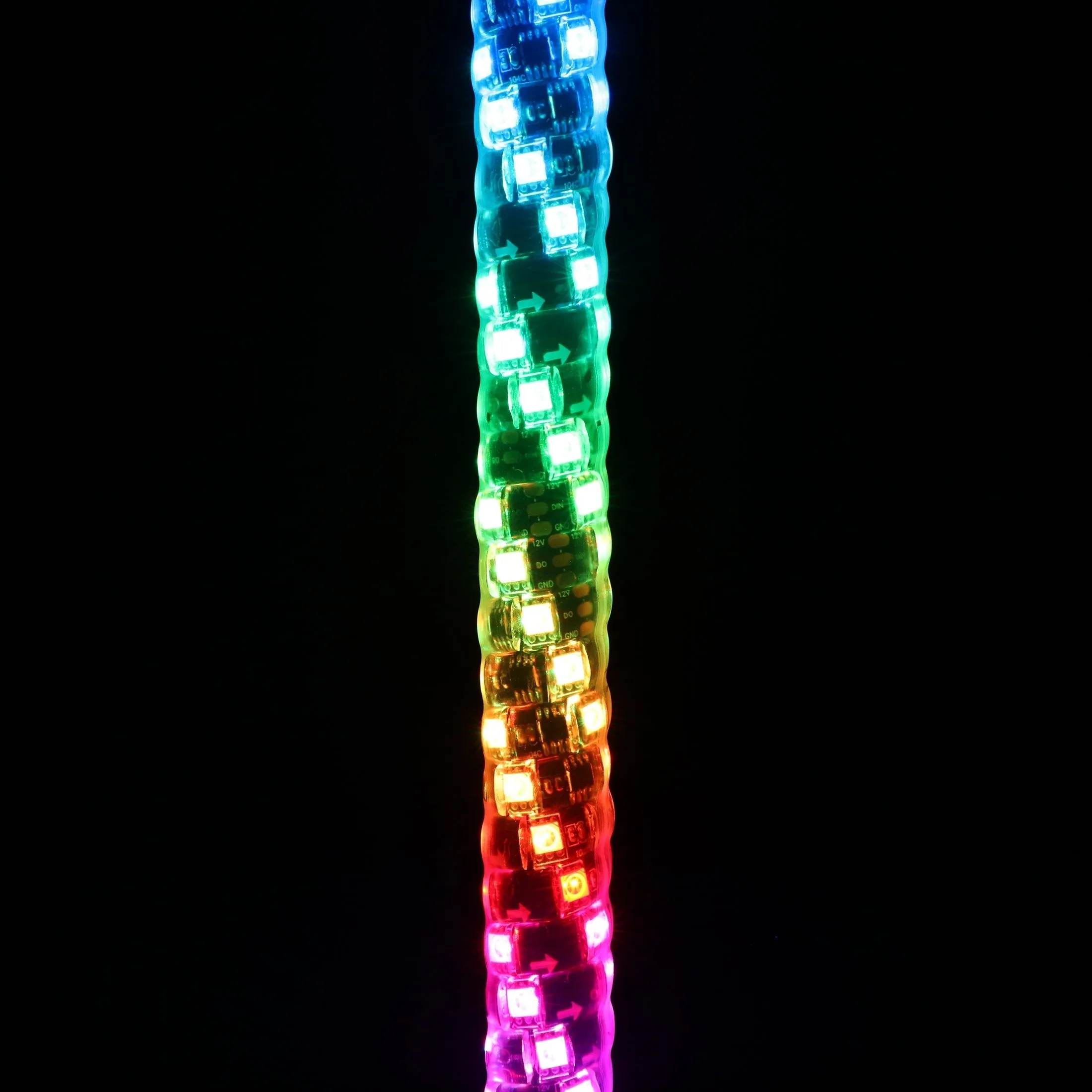 3FT/4FT RGB LED Whip Light with Remote Control Whip Light Mounting Brackets for UTV, ATV, Off-Road Vehicle