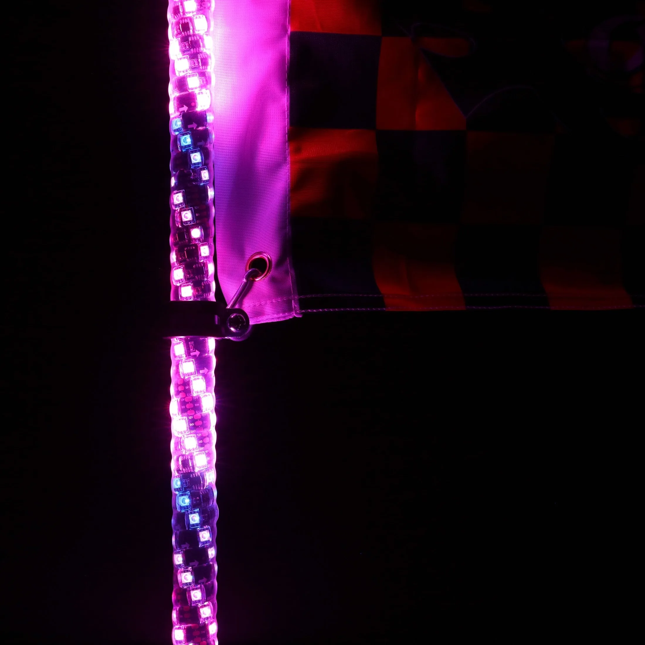 3FT/4FT RGB LED Whip Light with Remote Control Whip Light Mounting Brackets for UTV, ATV, Off-Road Vehicle