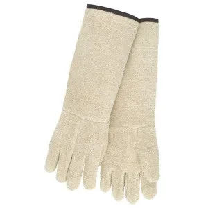 9432G11 MCR Safety Heat Resistance Gloves, Large, Terrycloth, Natural