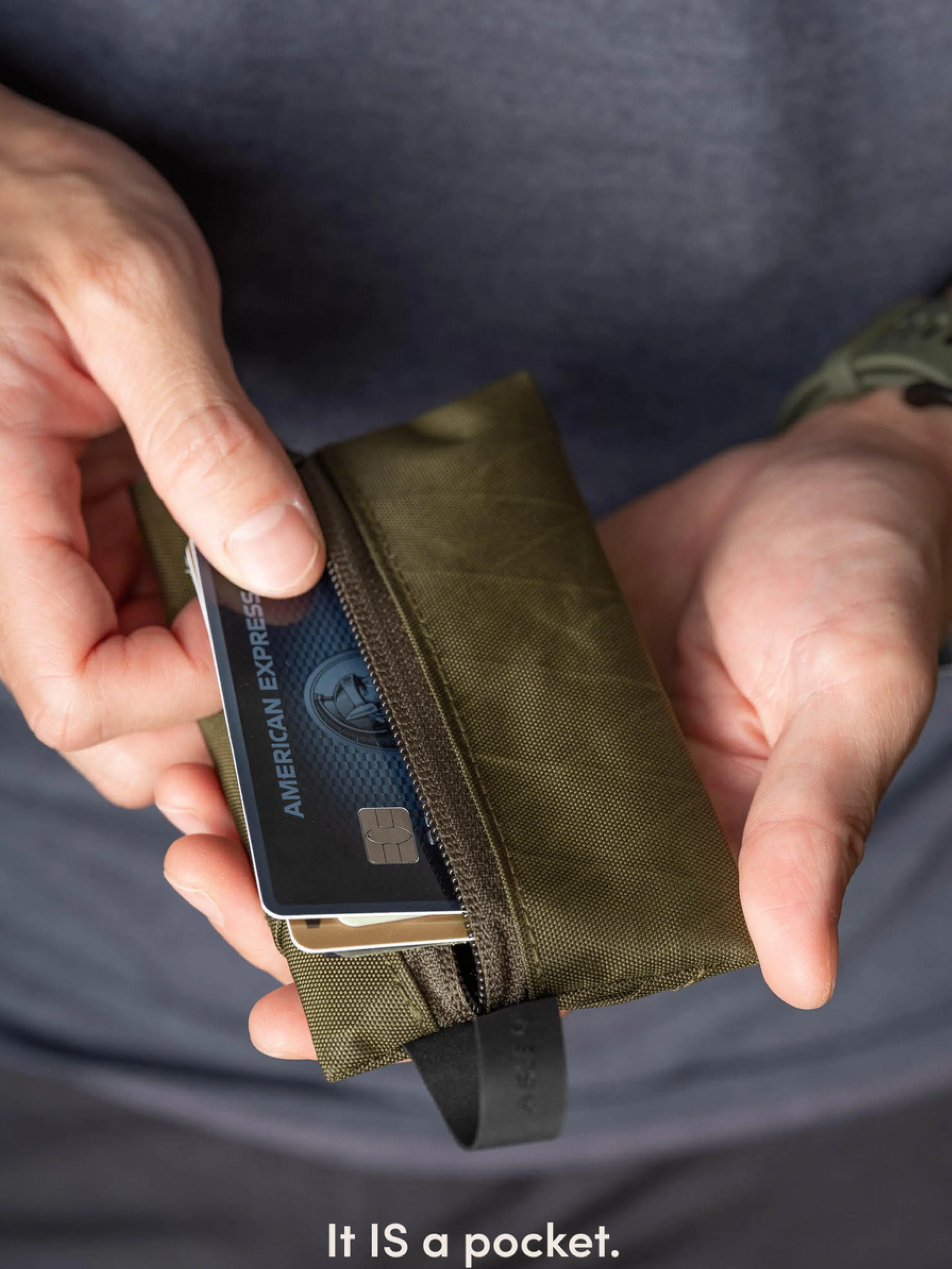 Able Carry Joey Pouch X-Pac Olive Green