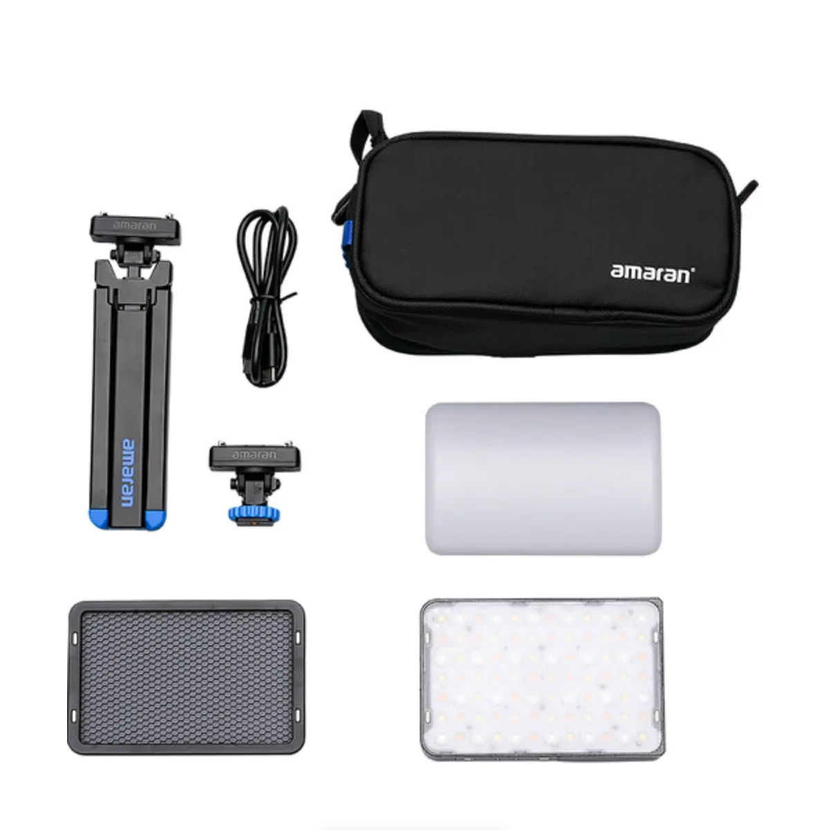 amaran Ace 25c RGB LED Light Panel All-in-One Creator Kit (Silver)