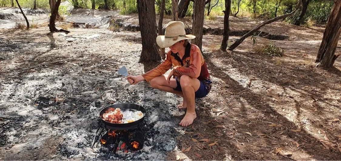 BBQ Pan & Folding Grill