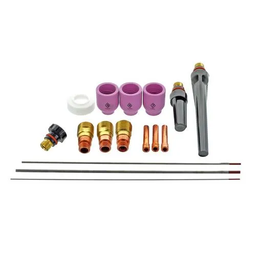 CK Worldwide 3 Series Low Amperage Stubby TIG Torch Accessory Kit - SGL-KIT