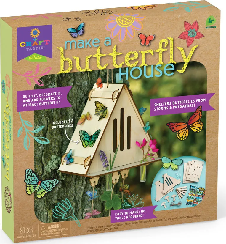 Craft-tastic Nature Make A Butterfly House