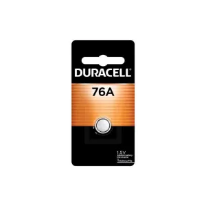 Duracell Alkaline 76A LR44 1.5 V 110 mAh Battery PX76 1 pk