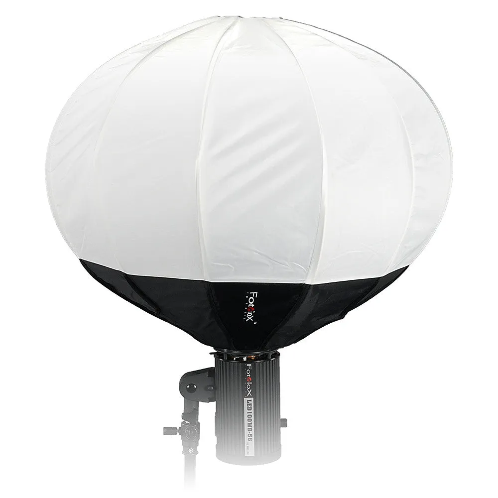 Fotodiox Lantern Softbox with Multiblitz P Speedring for Multiblitz P, Compact, and Compatible - Collapsible Globe Softbox with Partial Silver Reflective Interior and Soft Diffusion Panels