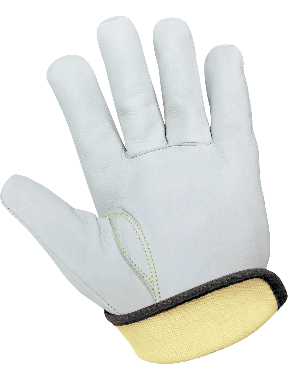 Global Glove Cut Resistant & Puncture Resistant Grain Goatskin Gloves - White