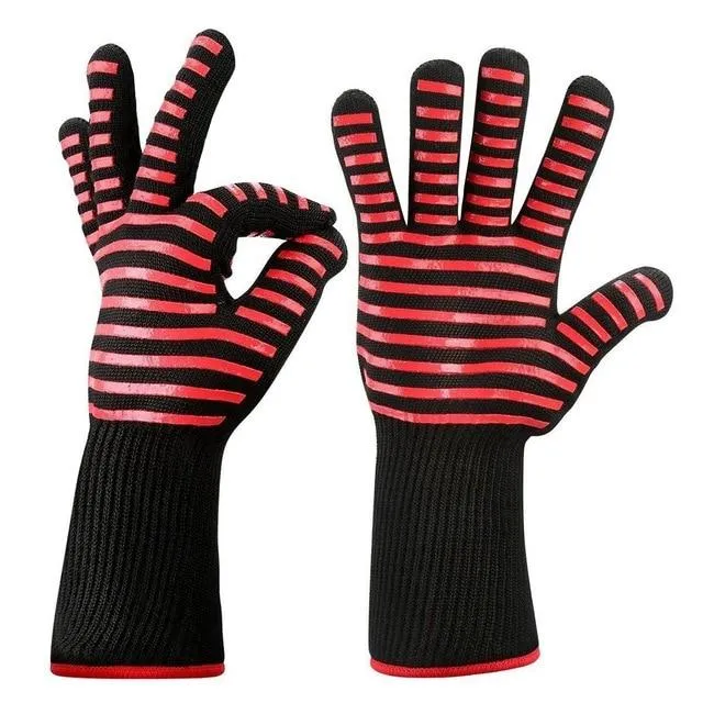 Heat-Resistant Kitchen BBQ Gloves