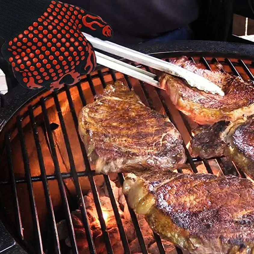 Heat-Resistant Kitchen BBQ Gloves