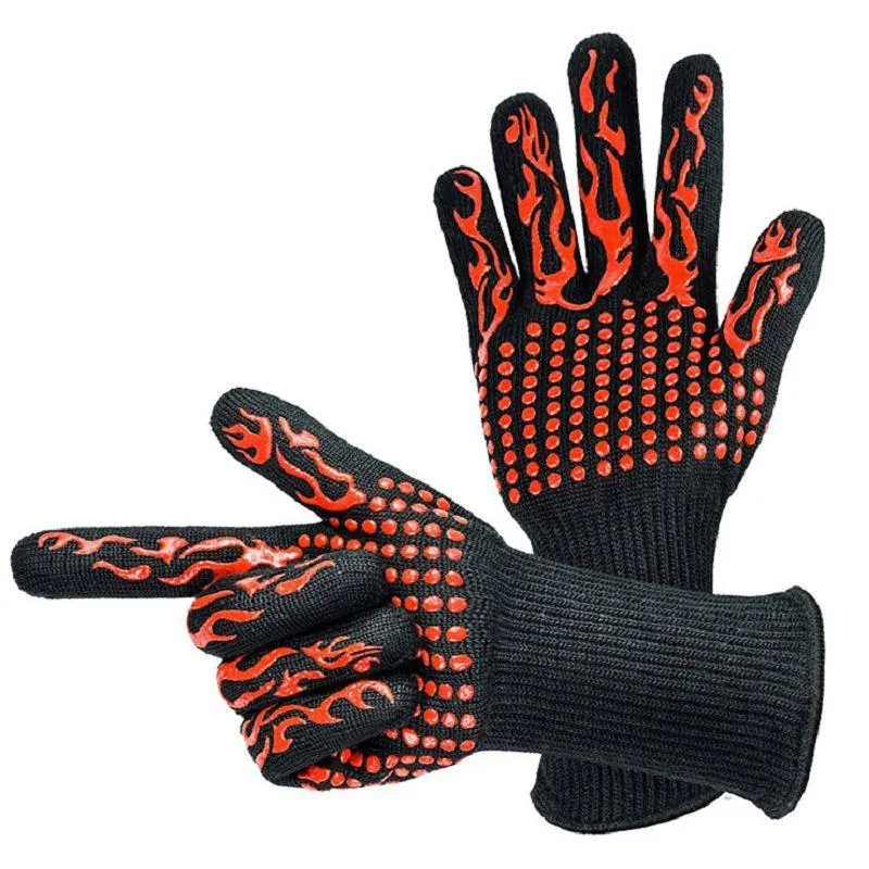 Heat-Resistant Kitchen BBQ Gloves