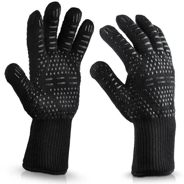 Heat-Resistant Kitchen BBQ Gloves