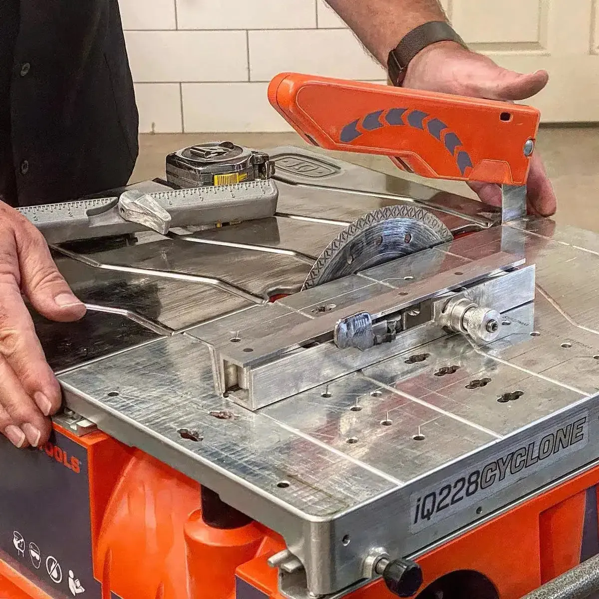 IQ Power Tools Table Top Cyclone Dustless Dry Cut Tile Saw