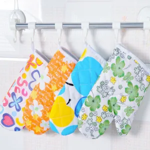 Microwave and Oven Heat Resistant Gloves Set - 3 pcs set