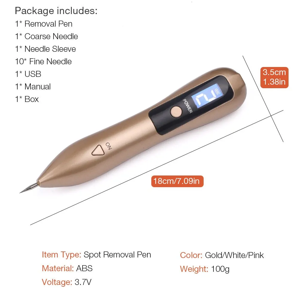 Newest Plasma Laser Freckle Removal Machine Skin Mole Removal Dark Spot Remover for Face Wart