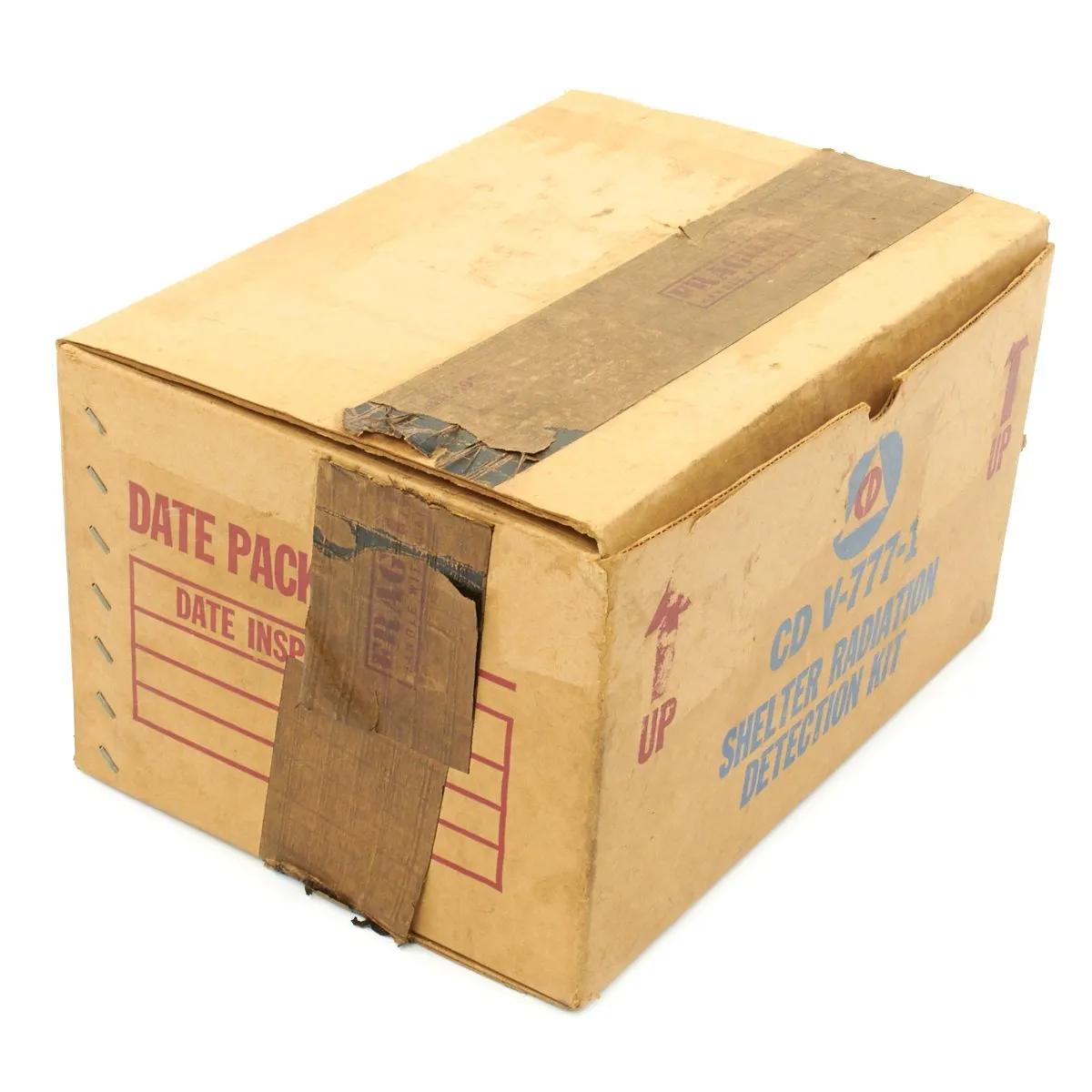 Original U.S. Cold War Civil Defense CD V-777-1 Shelter Radiation Kit and Lionel CDV-700 Geiger Counter Model 6b Radiation Detector