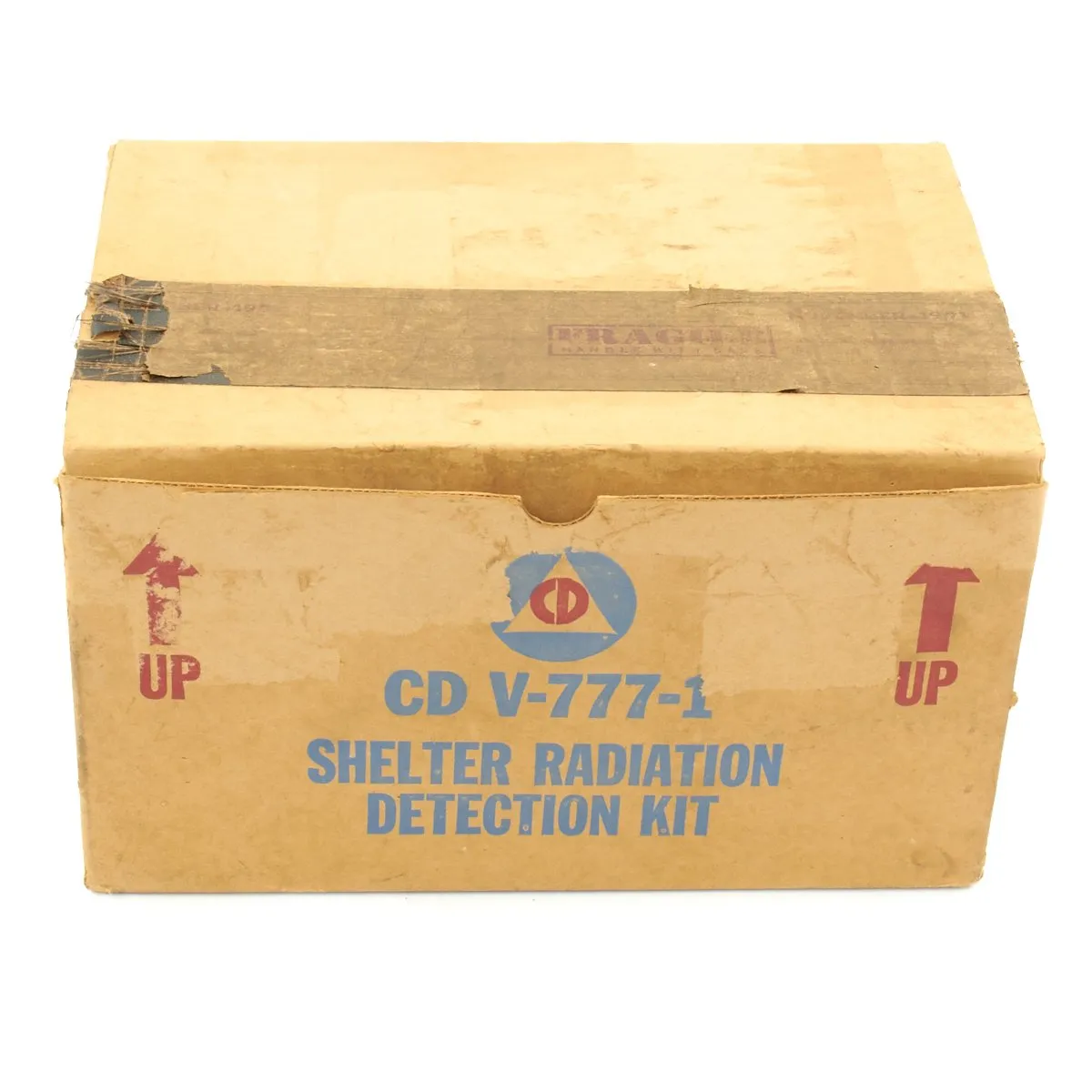 Original U.S. Cold War Civil Defense CD V-777-1 Shelter Radiation Kit and Lionel CDV-700 Geiger Counter Model 6b Radiation Detector
