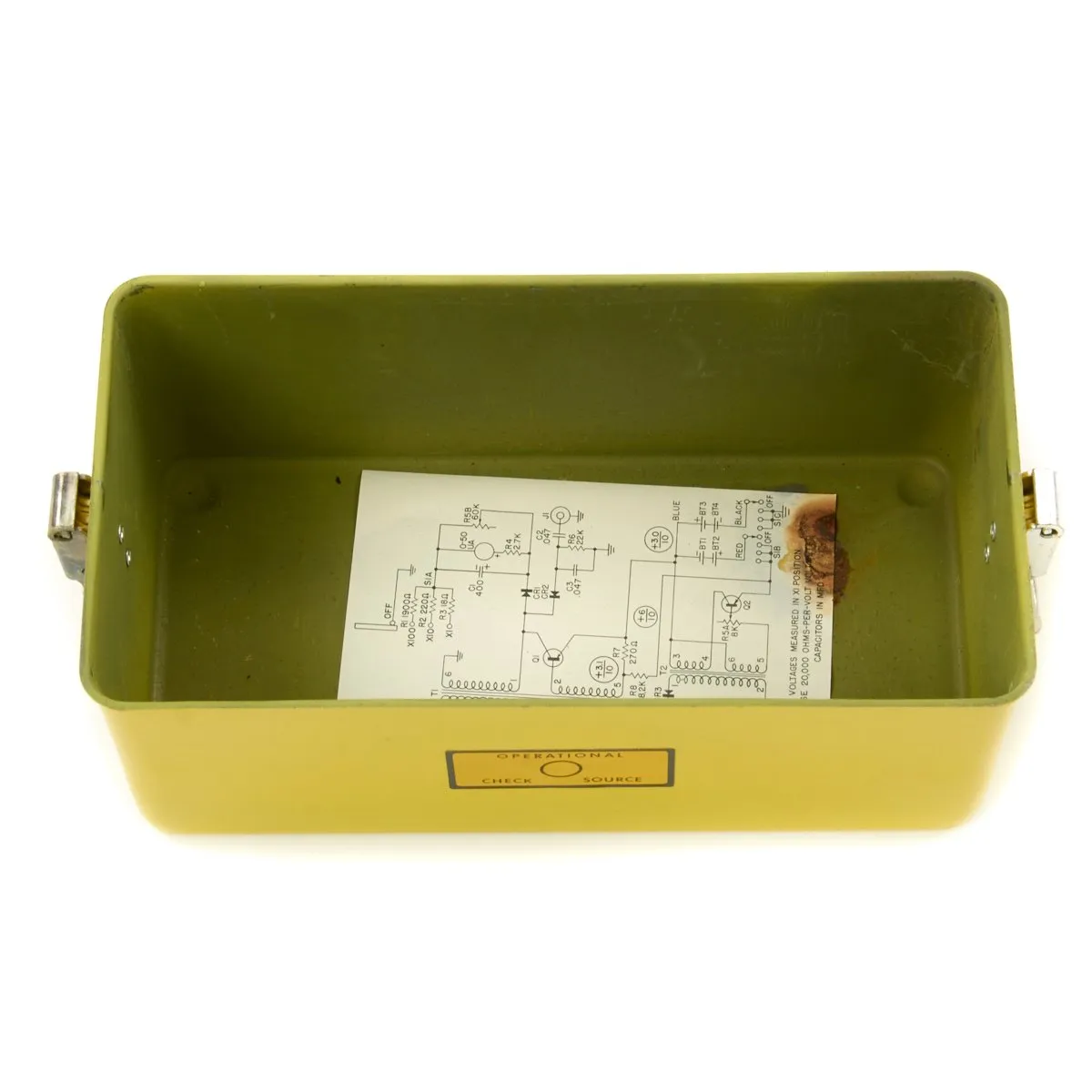 Original U.S. Cold War Civil Defense CD V-777-1 Shelter Radiation Kit and Lionel CDV-700 Geiger Counter Model 6b Radiation Detector