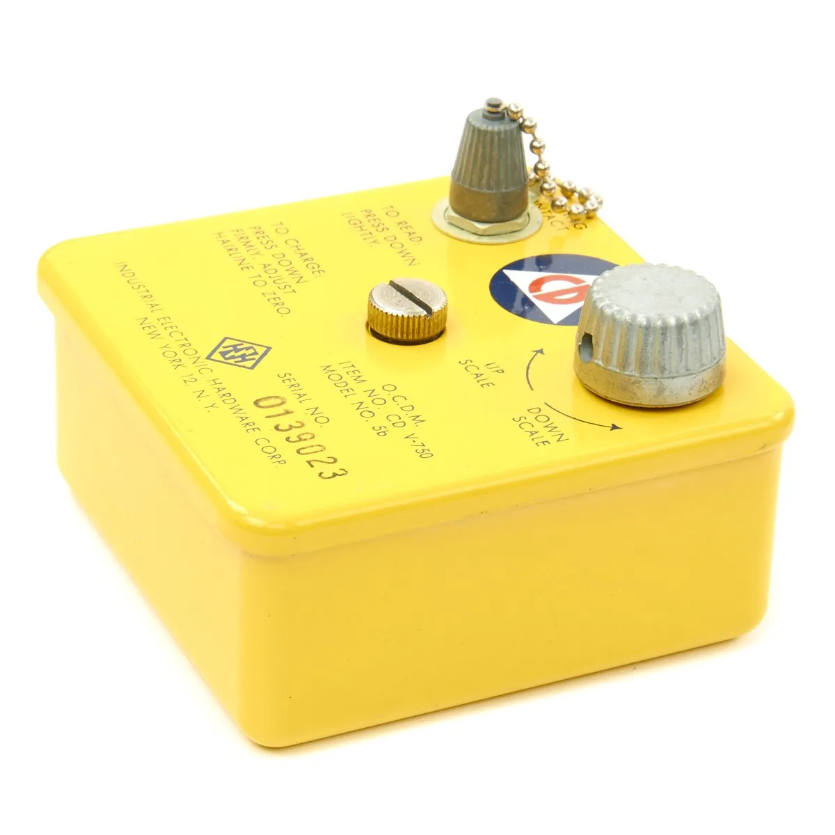 Original U.S. Cold War Civil Defense CD V-777-1 Shelter Radiation Kit and Lionel CDV-700 Geiger Counter Model 6b Radiation Detector