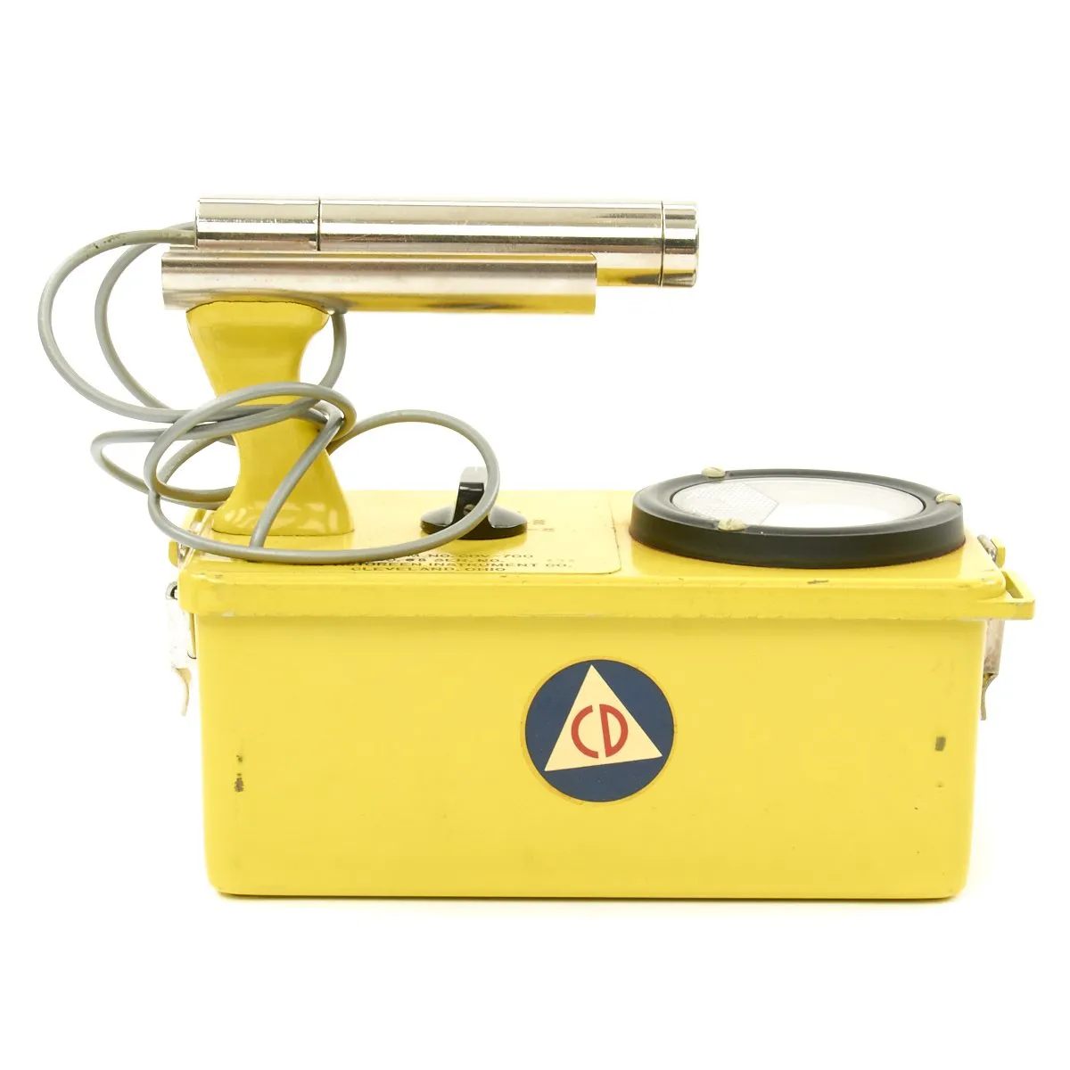 Original U.S. Cold War Civil Defense CD V-777-1 Shelter Radiation Kit and Lionel CDV-700 Geiger Counter Model 6b Radiation Detector