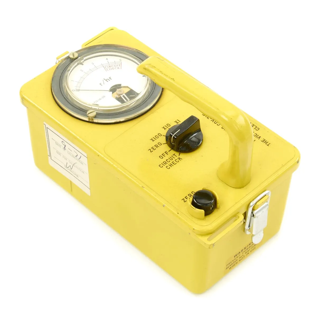 Original U.S. Cold War Civil Defense CD V-777-1 Shelter Radiation Kit and Lionel CDV-700 Geiger Counter Model 6b Radiation Detector
