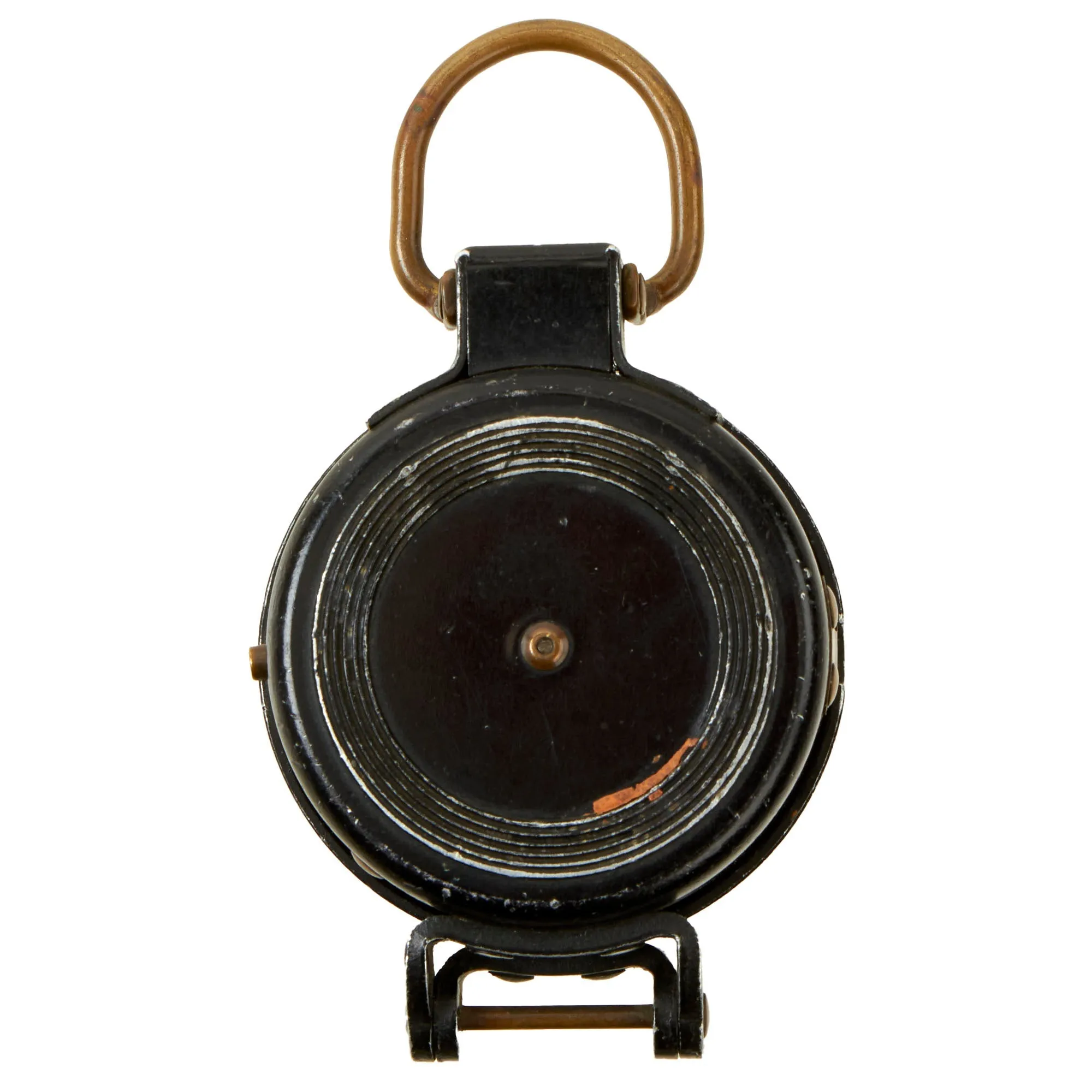 Original U.S. WWII US Army M1938 Lensatic Compass By W.&L.E. Gurley With 1st Model “Split Type” Pouch and Land Navigation Training Booklet