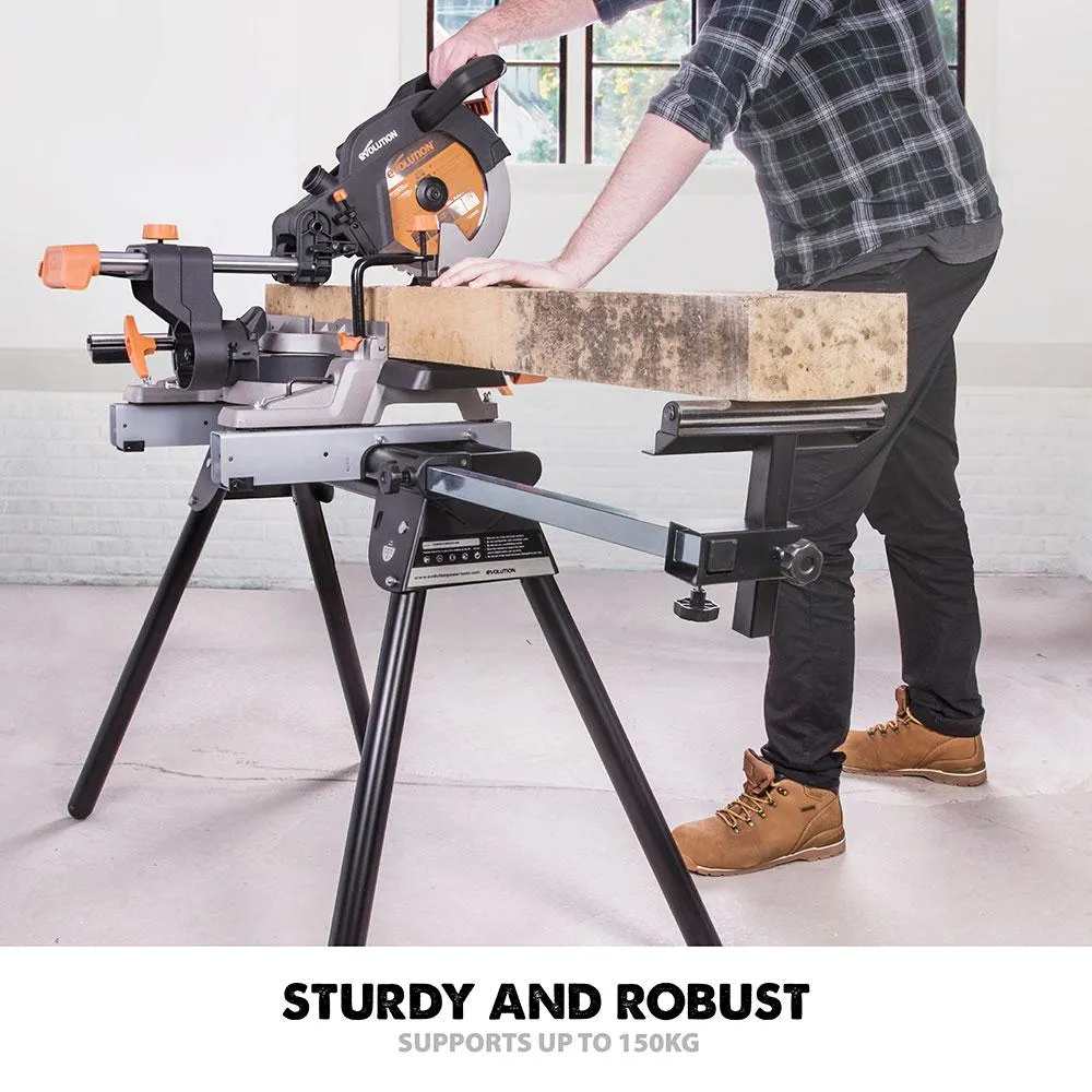 Refurbished Evolution Mitre Saw Stand With Universal Fittings (B-Stock As New)