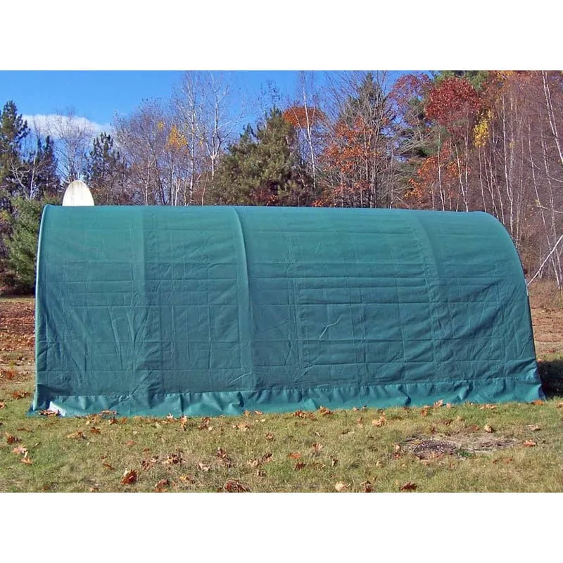 Rhino Shelter Garage (Round Style) 12’W x 20’L x 8’H - GA122008RGN