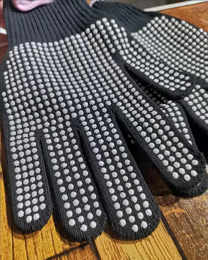 Ribetween BBQ gloves,BBQ Grill Gloves Heat Resistant: High Temp Resistance Fireproof Glove for Grilling Smoking Barbecue - Washable Long Silicone Oven Mitts Extreme Hot Proof Mittens for Kitchen Cooking Baking