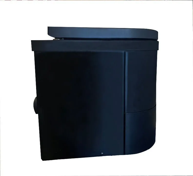 TinyJohn Incinerating Toilet BLACK - Waterless Incinerating Toilet