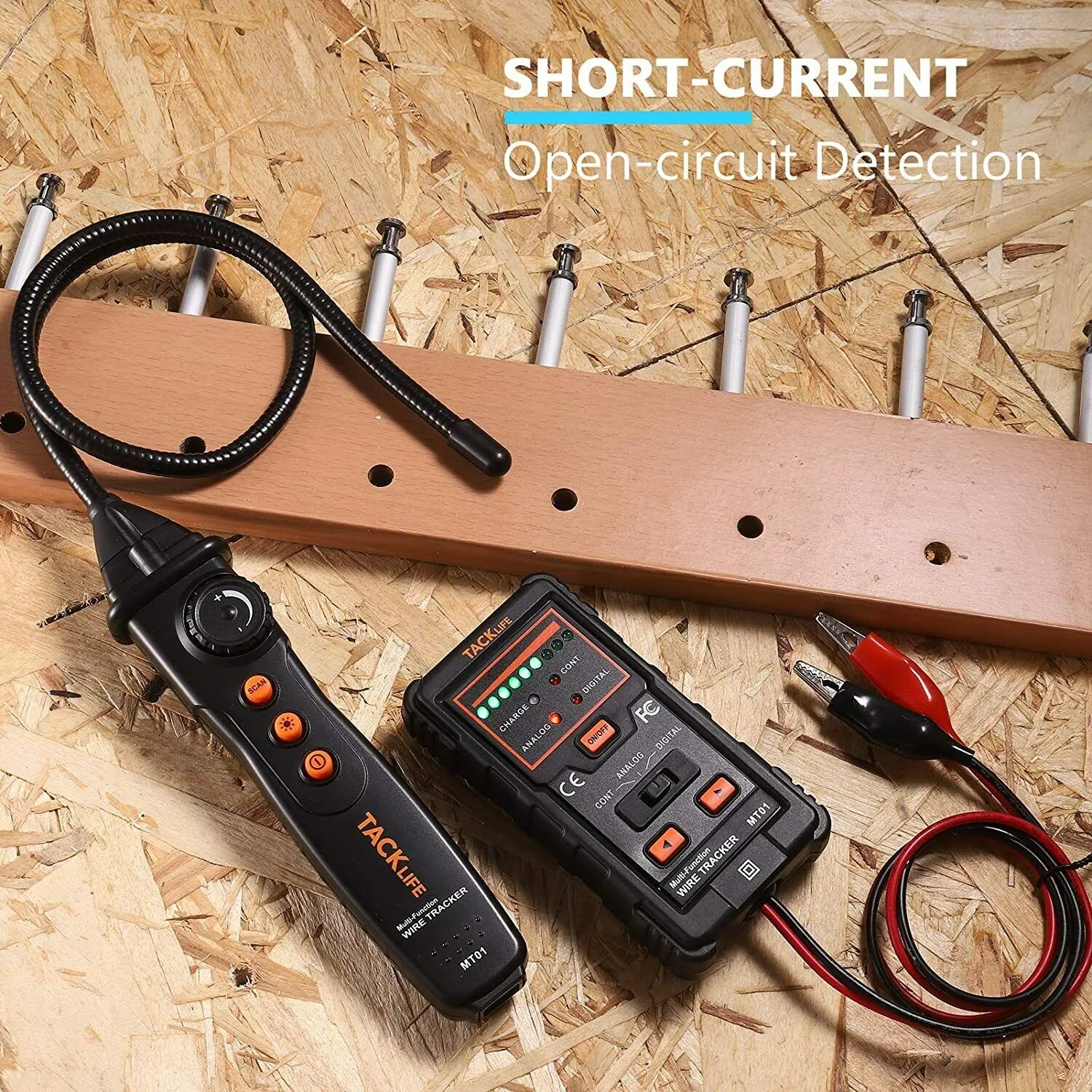 Underground Wire Tracker Locator Cable Tester with Earphone