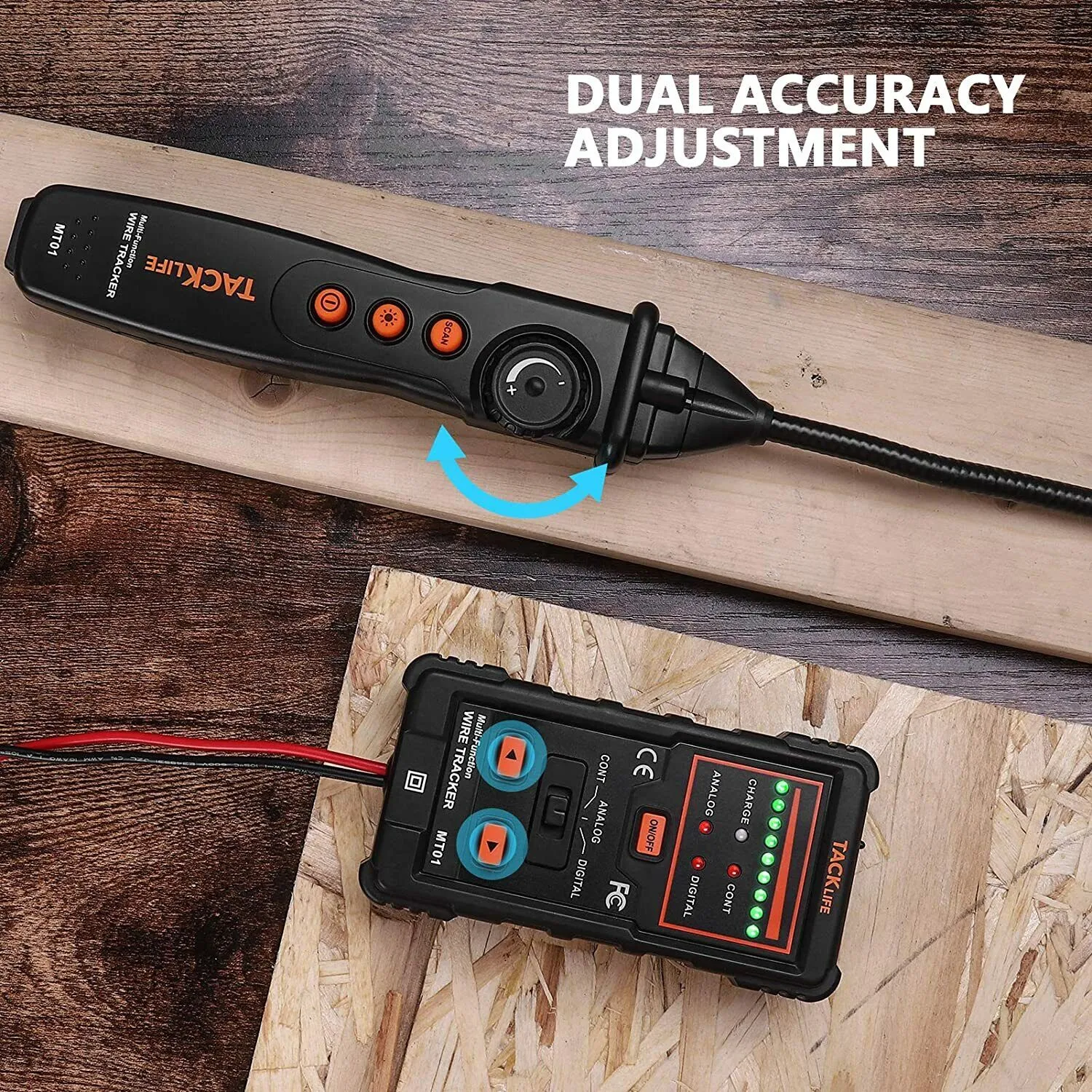 Underground Wire Tracker Locator Cable Tester with Earphone