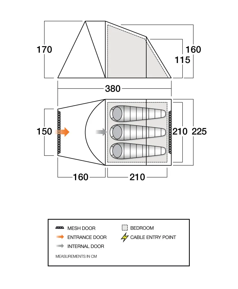 Vango Tiree 350 Tent