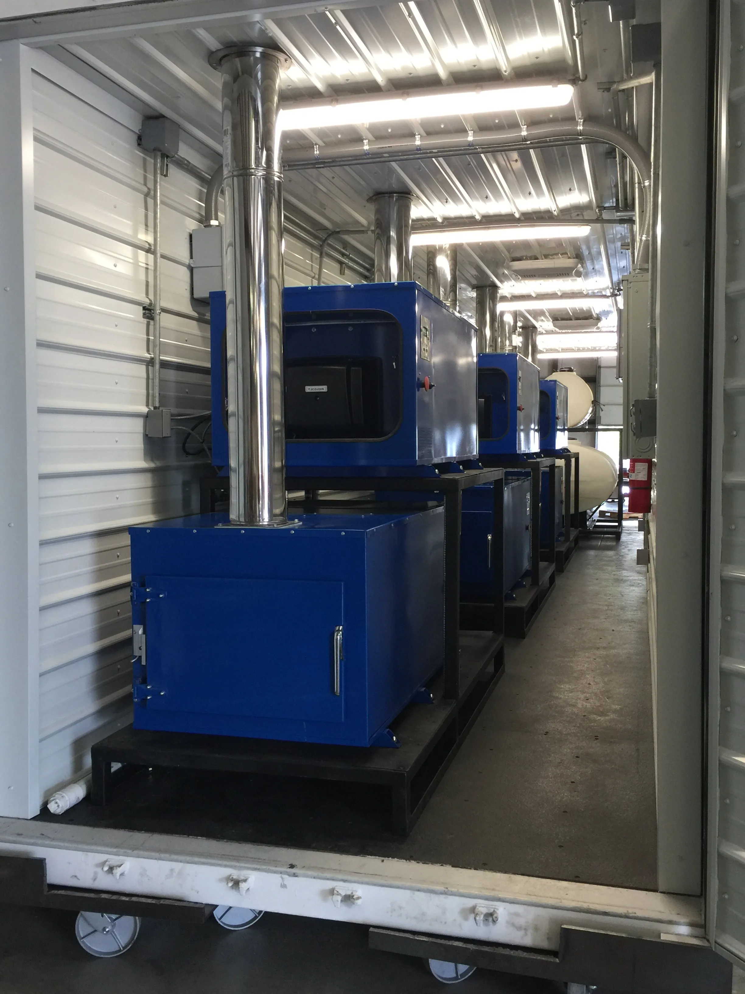 Wastewater Incinerator System - Turnkey onsite wastewater evaporator process up to 2000 Gallons per day