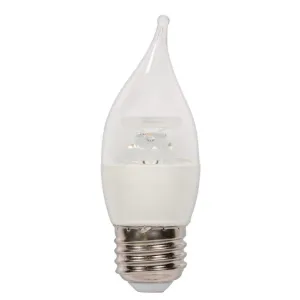 Westinghouse 0512300 C11 LED Decorative Light Bulb, 5 Watt, 2700 Kelvin, E26 Base